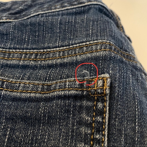 Tommy Hilfiger Dark Wash Mid Rise Jeans - Picture 7 of 11